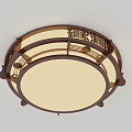 Chinese Style Ceiling Lights With Wooden Frames And Various Classic Designs 3d model