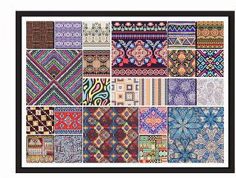 Ethnic Tibetan Pattern 3d model