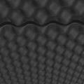 Non Slip Black Diamond Pattern Rubber Mat For Home And Kitchen Use