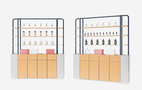 shelf cosmetics shelf 3d model