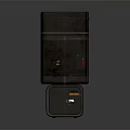 Modern Black Audio Speaker With Sleek Design And High Quality Sound