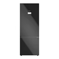 Stylish Black Double Door Refrigerator As Modern Kitchen Essential Appliance