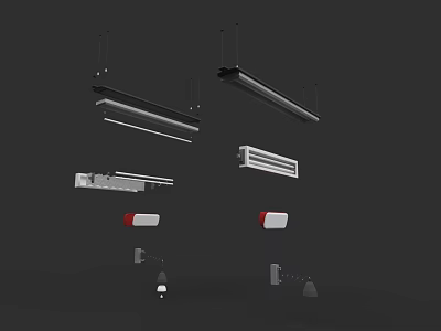 Modern Table Lamp Collection With Various Designs And Functional Features For Home 3d model