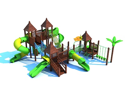 Modern amusement equipment children's entertainment 3d model