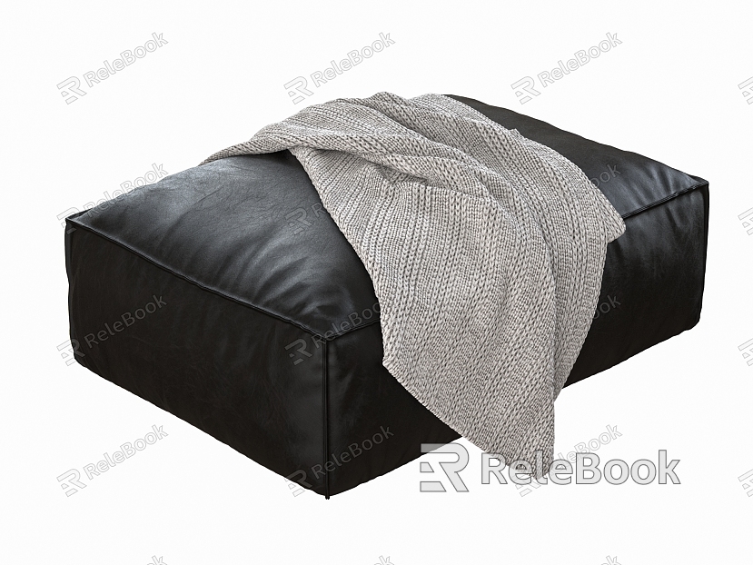 sofa stool rectangular model