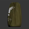Olive Green Drawstring Bag Featuring American Eagle Outfitters Logo And White Eagle Graphic 3d model