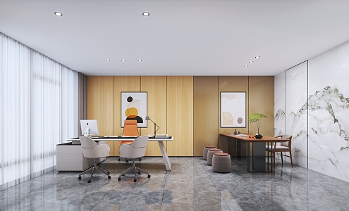 The Modern Office 3d model