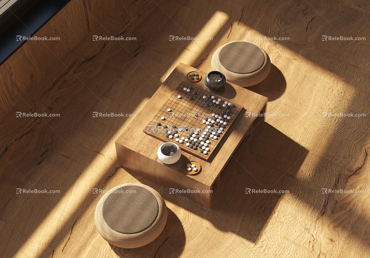 Modern Go Go Board 3d model