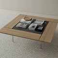 Modern coffee table square 3d model