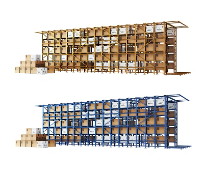 modern shelf warehouse shelf 3d model modern shelf warehouse shelf 3d model
