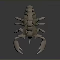 Intricate Bronze Scorpion Sculpture With Detailed Patterns And Artistic Design