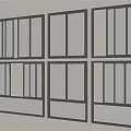 Different Modern Glass Window Designs With Metal Frames And Wall Mounting