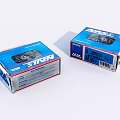 Blue and White NAKIS Brand Daily Necessities Packaging Boxes with Product Images and Barcodes