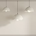 Eggshell art chandelier combination 3d model
