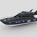 Elegant Black Luxury Yacht Exterior Design With Sleek Hull And Deck Features