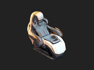 Smart Machine With Ergonomic Design Comfortable Seat And Modern Technology Features 3d model