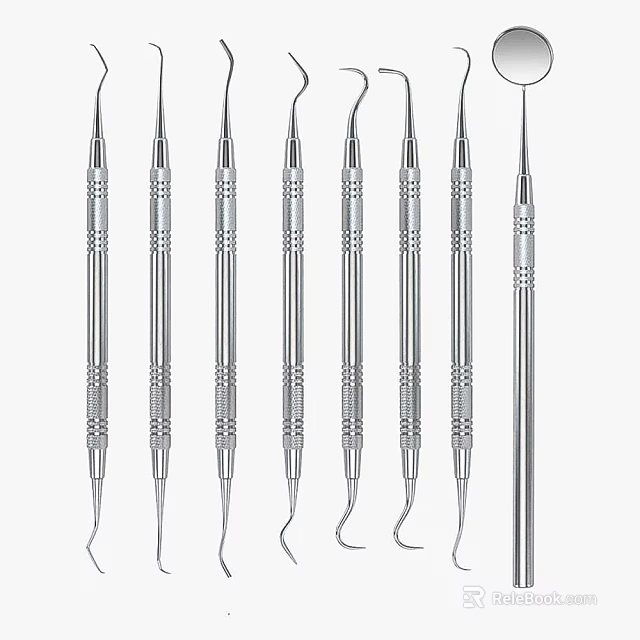 High Precision Stainless Steel Medical Instruments With Professional Design And Various Shapes For Examination 3d model 
