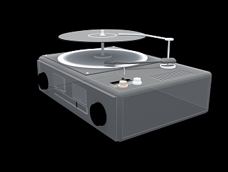 phonograph 3d model