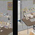 Cozy Room Two Tier Storage Shelf With Sunflowers Stationery Figurines Headphones And Mugs
