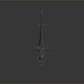 Space Aerospace Helicopter 3D Model With Silver Body Rotor And Reflective Surface