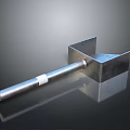 Metal Hand Tool With Long Shaft And Square Head Design For Industrial Applications