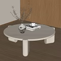 Modern Middle Ancient Style Coffee Table 3d model