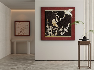 New Chinese Decorative Painting 3d model