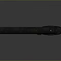 Black Tactical Pistol with Modern Design Textured Grip and Sleek Metal Finish