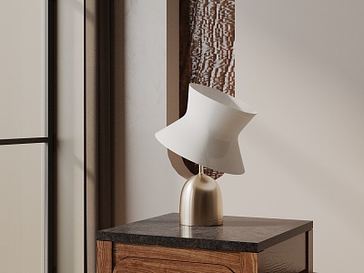 Modern table lamp 3d model