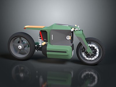 Motorcycle Two-wheeled Motorcycle Cross-country Motorcycle Road Race Motorcycle Motor Vehicle Transport 3d model