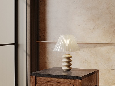 Modern table lamp 3d model