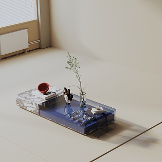 Modern coffee table 3d model