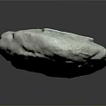 Natural Stone with Rough Surface and Grayish White Color for Decorative Use