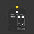 Yellow Black Portable Laptop Power Station with Handle Display Screen and USB Ports
