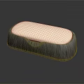 Modern Bathroom Soap Dish With Brushed Metal Base And White Smooth Top