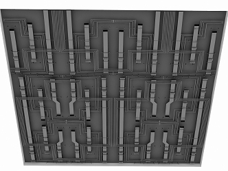 Industrial wind pipe ceiling 3d model