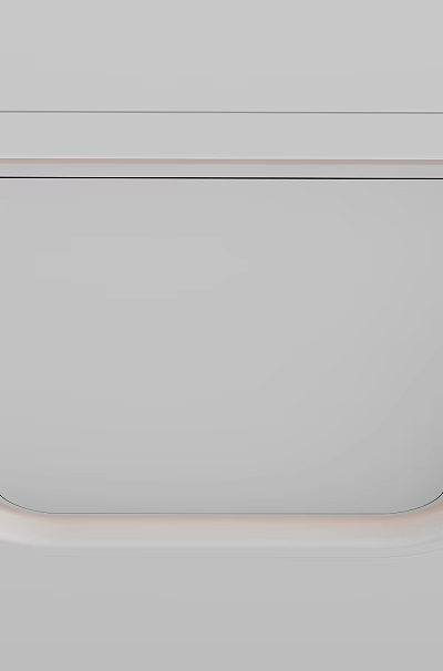 Modern Minimalist Ceiling Design With Embedded Lighting And Smooth White Surface 3d model