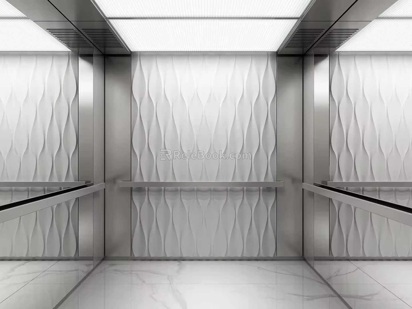 Modern Elevator Car Elevator 3d model