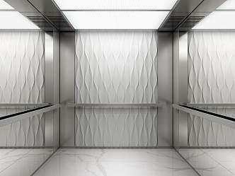 Modern Elevator Car Elevator 3d model