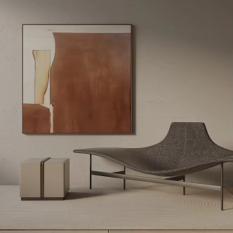 modern leisure chair 3d model