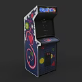 Super Play Standalone Arcade Machine Entertainment Appliance With Colorful Design And Game Screen