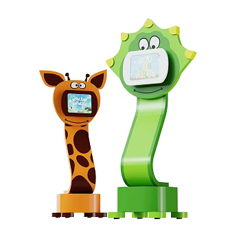 Children's learning machine game machine 3d model
