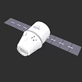 Efficient White New Energy Car With Solar Panels And Blue Logo