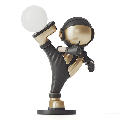 Modern Floor Lamp Astronaut Floor Lamp 3d model