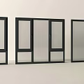 Modern Casement Windows With Black Frames Glass Panels And Various Designs