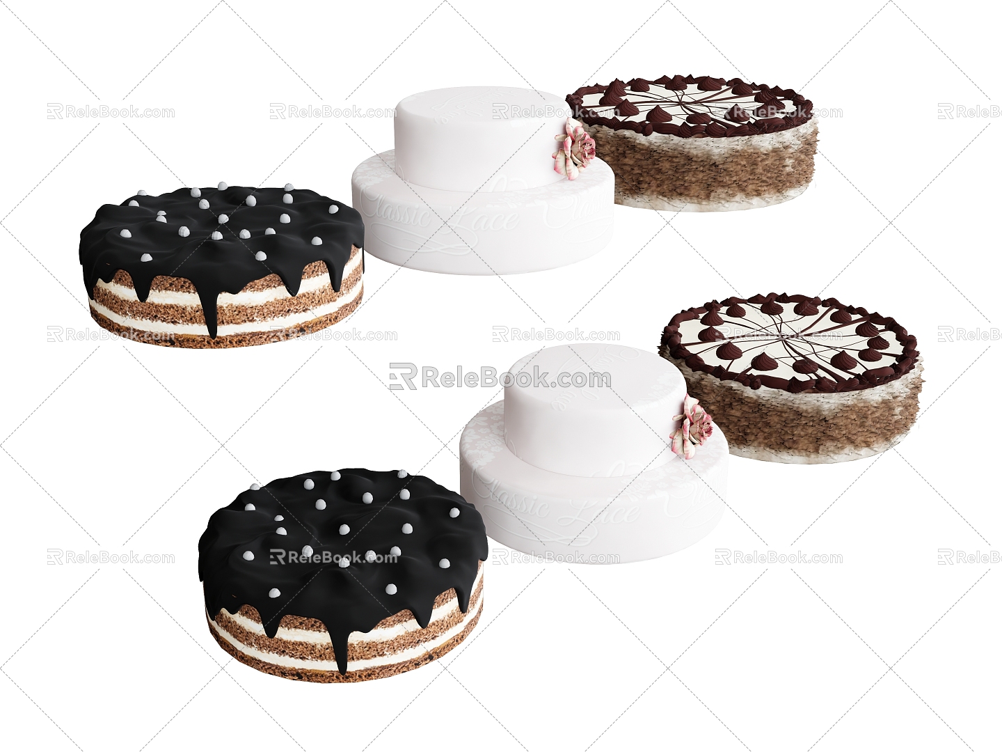 Food Cake 3d model