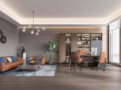 Modern Office President's Office 3d model