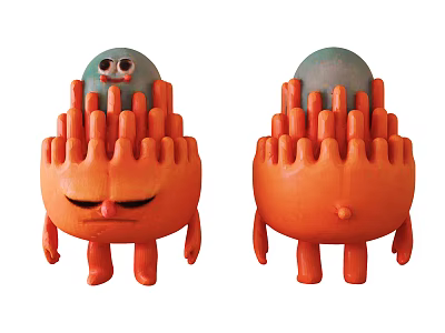 Modern Other Ornaments Modern Doll Ornaments Cartoon Ornaments Trendy Toys Cartoon Little People Indoor Ornaments 3d model