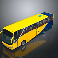 Bus Large Bus CMB Medium Van Large Van Bus School Bus Van Box Car 3d model