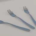 Stainless Steel Tableware Set with Shiny Smooth Surface Spoon for Home Dining Use